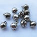 50pcs Stainless Steel Jingle Bells 8mm End Charms b099