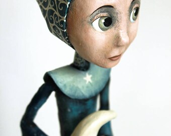 Goddess of night and stars KriSoft OOAK Doll