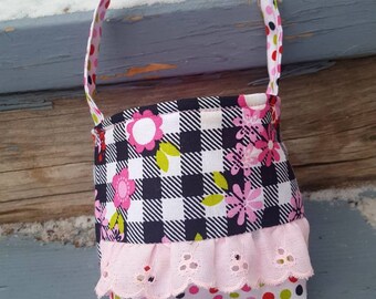 Baby's First Purse, Newborn Gift, Shower Gift, First Birthday Purse, One Year Old Purse, Tiny Pink Purse