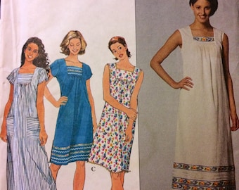 Dress Sewing Pattern Simplicity 8769 Misses' Dresses Bust 36-40 inches Uncut Complete