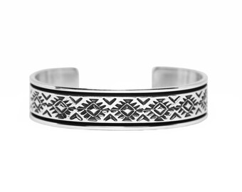Heavy Silver Navajo Cuff
