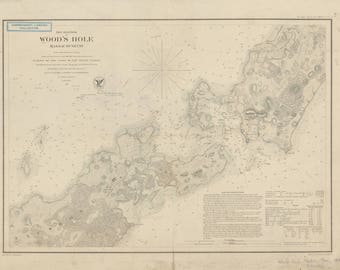 Woods Hole Map 1857