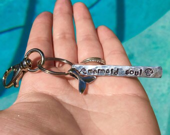Mermaid Soul Key Chain - Mermaid Keychain - Mermaid Gift - Mermaid Friends Keychain - Gift For Her