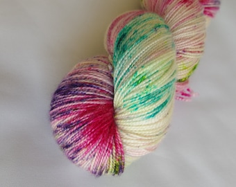 Luxury Hand Dyed High Twist Sock Yarn