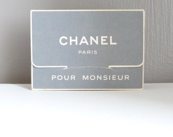 CHANEL "pour monsieur" - Petit nécessaire/coffret de voyage - vintage - années 50/56