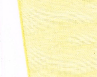 light and translucent yellow chiffon Ribbon