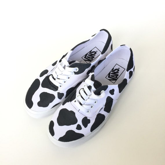 cow print platform vans