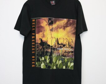 Eagles Shirt Vintage tshirt 1994 Hell Freezes Over World Tour 1990s Don Henley Concert tee Joe Walsh Soft Folk Rock Country Band Glenn Frey