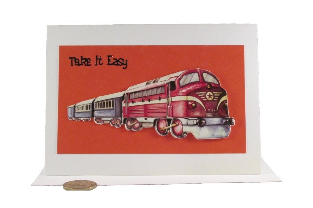 train birthday card male birthday card get well card