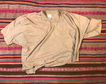 Vintage Cropped Pocket T-Shirt
