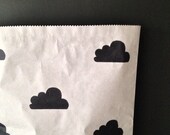 Kraft Bolsa Nube Artículos Almacenamiento Similares A Papel Negra Znq6IBxO