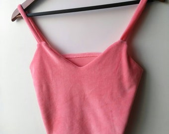 Velvet Crop Top