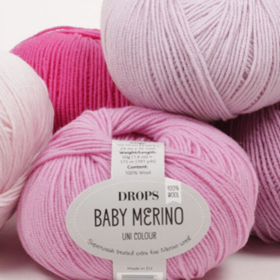 Garnstudio DROPS Baby Merino yarn 50g 100 extra fine merino