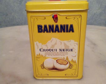 Collectible Banania metal Tin