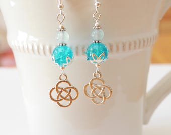 Celtic knot earrings