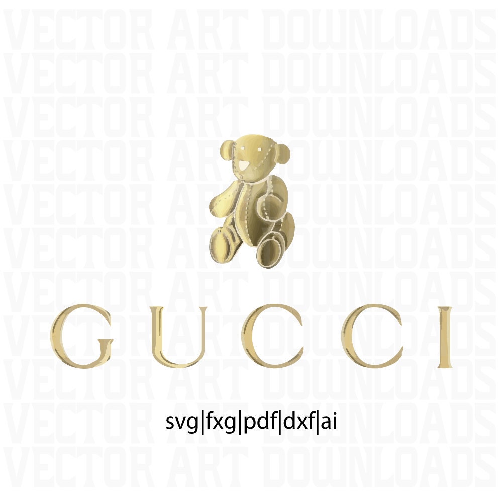 Gucci Bear Logo Inspired Vector Art svg dxf fxg pdf eps file