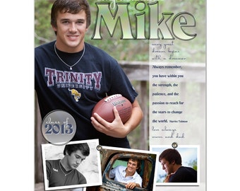 Senior Yearbook Ads Photoshop Templates - HOT SHOTS - High School Yearbook Ad Custom Design