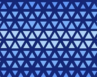 Triangle Ombre Blue Elements Windham Fabric 1 yard