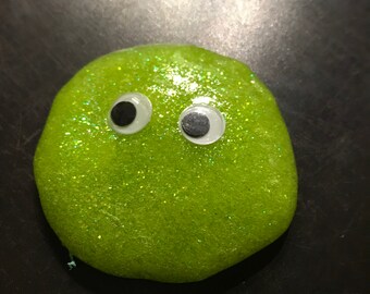 Mr. Blobster slime with googly eyes