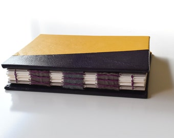 Plum and Yellow Sketchbook, Hardcover Sketchbook