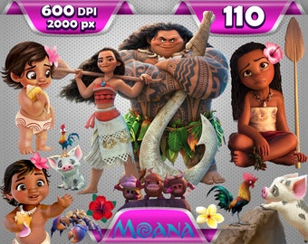Moana clipart, Moana clip art, moana png, moana princess clipart, disney clipart, cartoon clipart, disney png, moana png, digital download