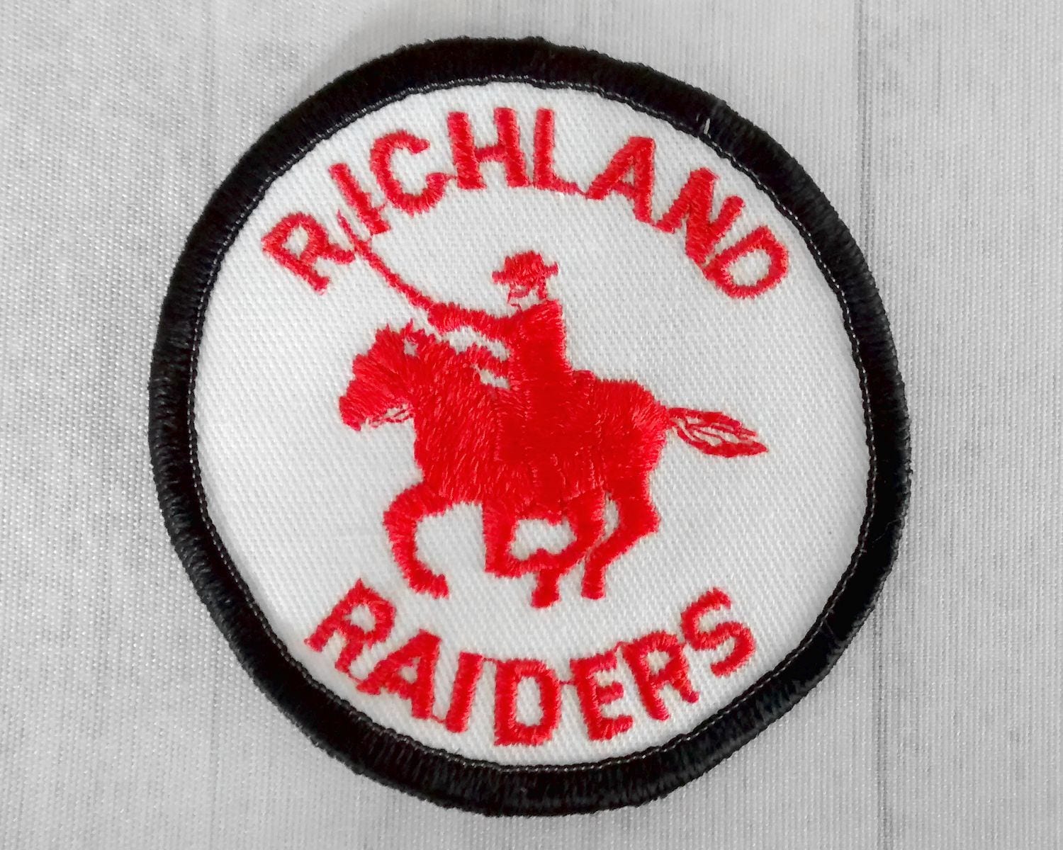 Vintage Richland Raiders Patch 3