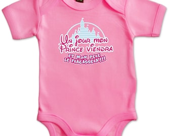 Bodysuit original girl one day my Prince will come