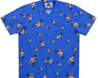 Men's Shirt - Abe Lincoln Grilling - Hawaiian Shirt