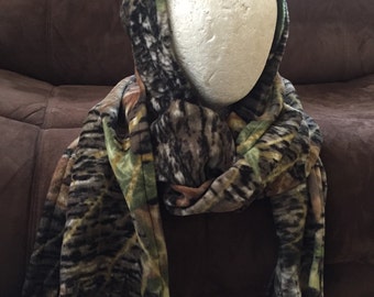 Camo Hooded Scarf