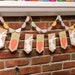 Bunny and Carrot Banner • Easter Bunny Banner • Bunny Banner Fuzzy Tails • Spring Hole Decor • Easter Mantel Banner • Rabbit and Carrot Sign