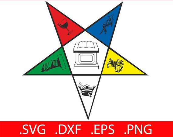 Eastern Star SVG Masonic Eastern Star SVG OES Eastern Star Svg