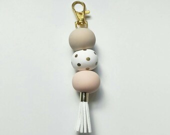 Gold Polymer Clay Keyrings