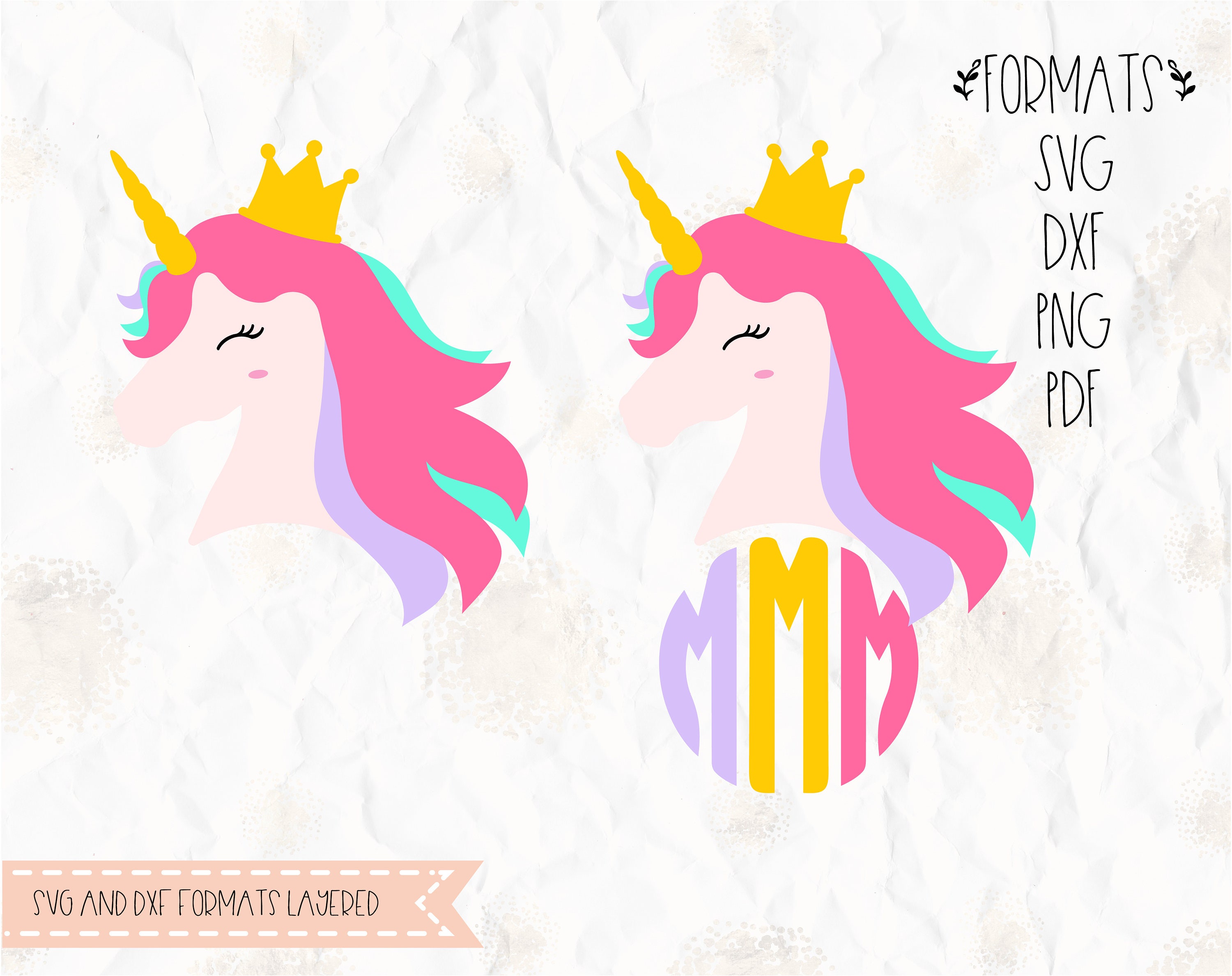 Free Free Unicorn Svg Monogram 829 SVG PNG EPS DXF File