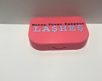 Strip Eyelash Case: Money.Power.Respect...LASHES