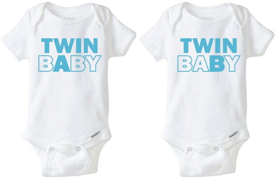 Download Twin Baby Paired Onesie Design SVG DXF Vector files for use