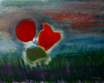 Moor in red balloon