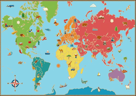 Acheter Carte Du Monde | Carte Du Monde