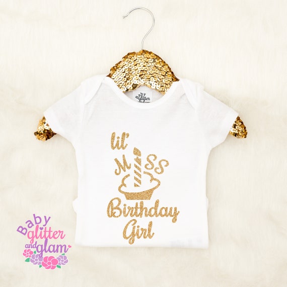 Items similar to First Birthday Shirt, Baby Girls First Birthday Shirt