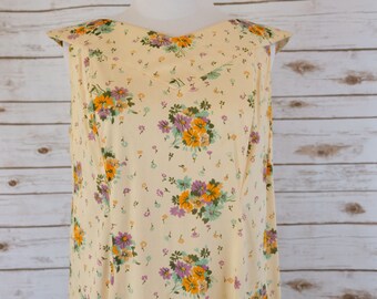 70s Poly Smock Dress