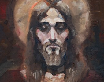 Christ Painting Print: I Am That I Am