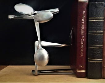 Bookends Metal-Reading Chair-Library Decorations-Book Art-Bookshelf Decorations-Bookends for Men-Readers are Leaders-Bookworm Gifts-Bookcase