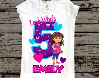 Dora Birthday Shirt - Dora and Friends Tank Top