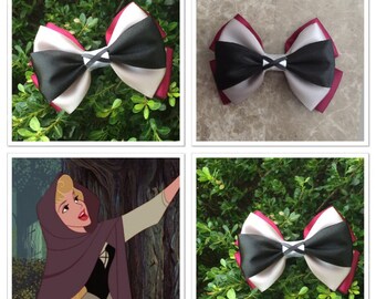 Briar rose hair bow