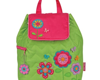 Enfant en bas âge Stephen Joseph matelassé sac à dos sac à dos pour enfants, monogramme, personnalisé fleur sac à dos, les enfants sac à dos, sac à dos maternelle