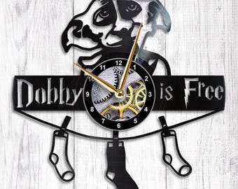 Dobby Harry Potter Clock harry potter gift harry potter decoration hogwarts harry potter decor harry potter nursery