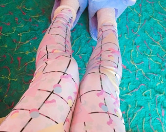 Pop kei fairykei Leggings, Fairy Kei Leggings, Pop Kei Leggings