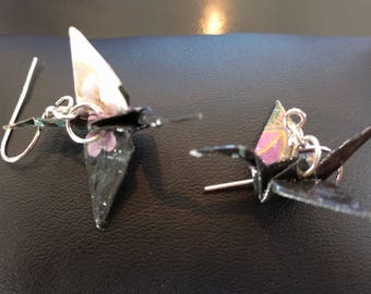 Origami Crane Earrings
