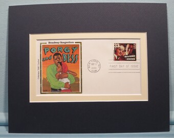 Broadway Musical - Porgy and Bess and First Day Cover for the Ira & George Gershwin stamp