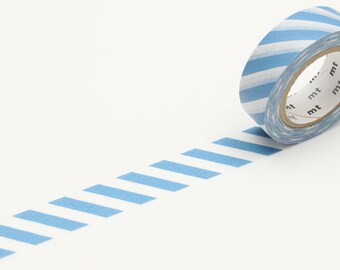 MT Washi tape - stripe grayish sky