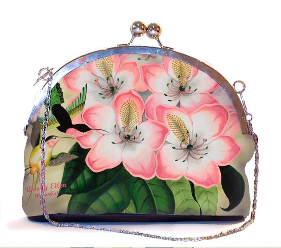 Retro clip purse, Idda, pink clutch bag, wedding clutch pistache pink, gift mom, bridesmaid clutch, christmas gifts, valentine gift ideas